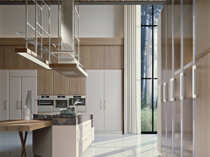 Кухня Essenza Supernatural Crete And Walnut