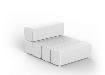 Tablet chaiselongue armless