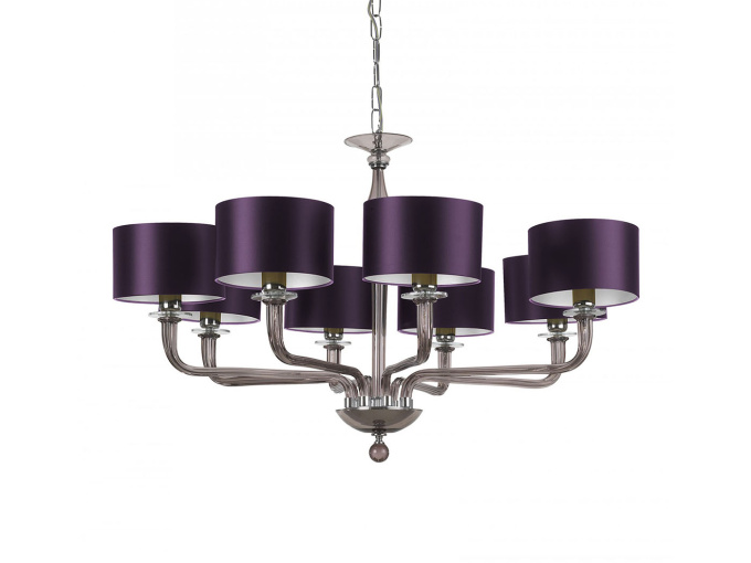 Потолочный светильник Czarina Smoke 8 Arm Chandelier