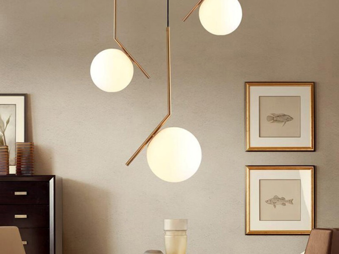 Pendant lamp IC S2 Gold