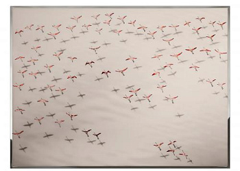 Картина  Flamingos