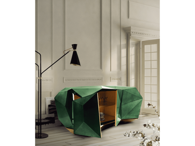 Комод Diamond emerald sideboard