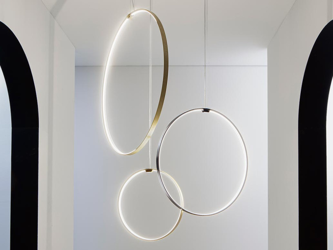 Потолочный светильник  Zero Round Vertical