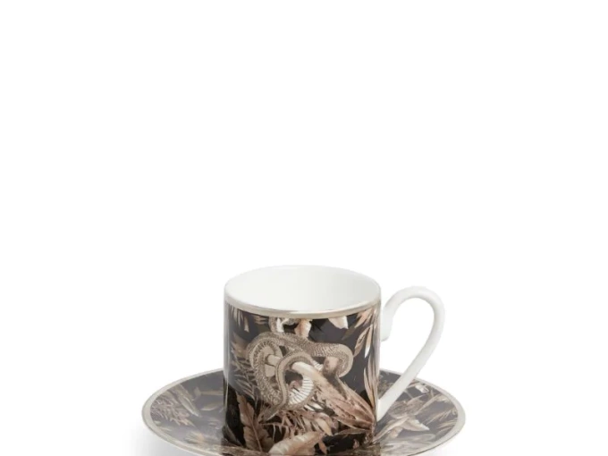 Чашка    Tropical-jungle-black-coffee-set
