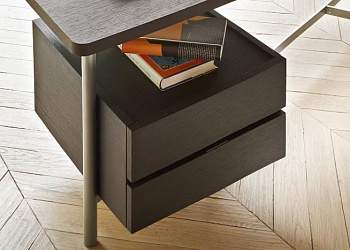 Тумбочка під кутом офісного столу