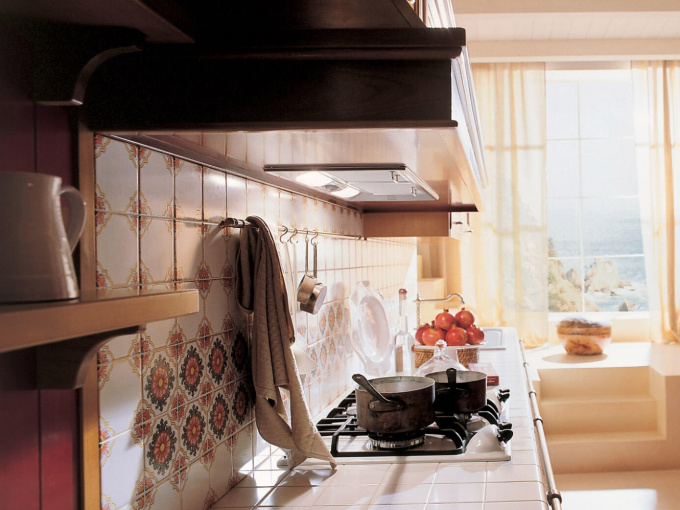 Кухня Red transparencies