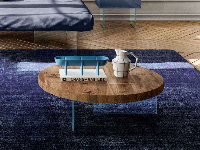 Журнальный столик Air Round Wood