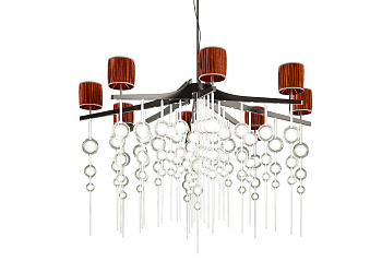 Люстра Lampadario con paralumi