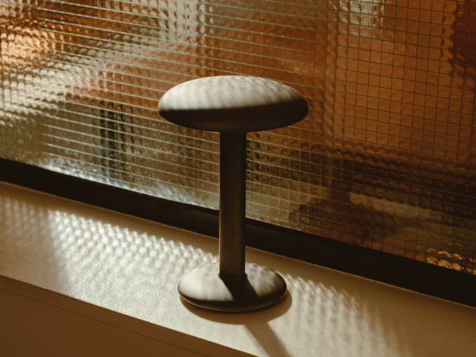 Настольная лампа Gustave Raw Aluminium