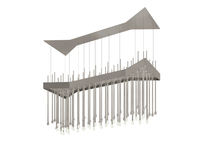 Люстра Lampadario vetro soffiato sagomato
