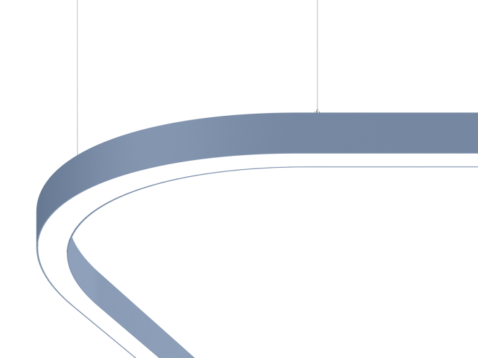 Стельовий світильник Mino 60 Curve