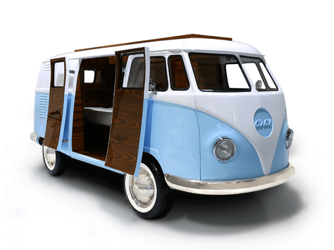 Кровать Bun van bed and room