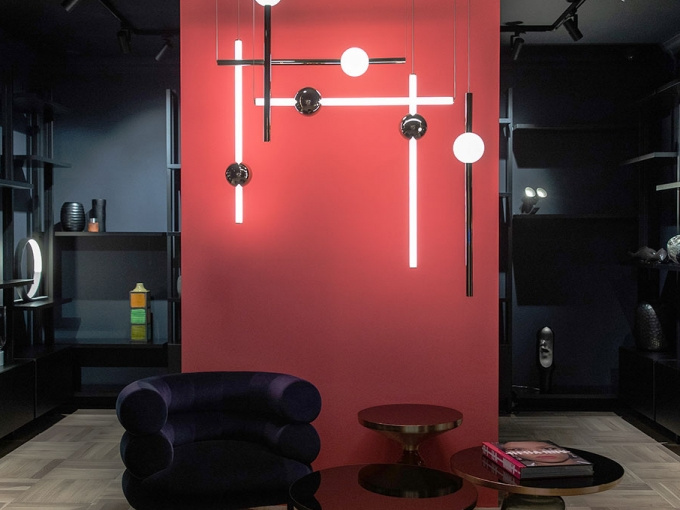 Потоличный светильник Gunmetal