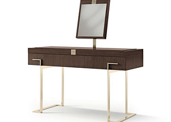 Туалетный Стол TOILETTE 1 CASSETTO E SPECCHIO CON GAMBE IN METALLO | Art. 7927