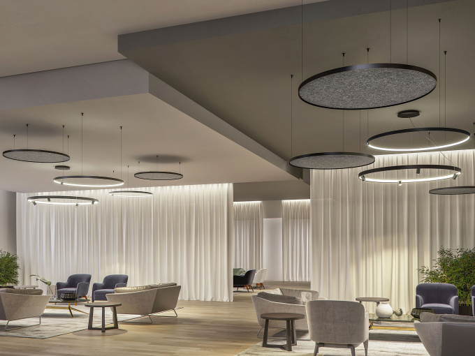 Люстра Zero Round Acoustic