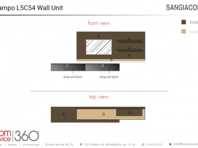Настінний блок Lampo L5C54