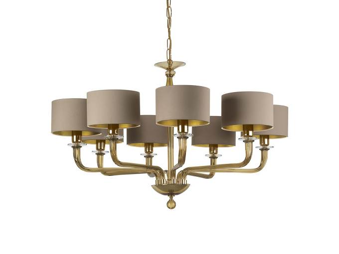 Потолочный светильник Czarina Gold 8 Arm Chandelier