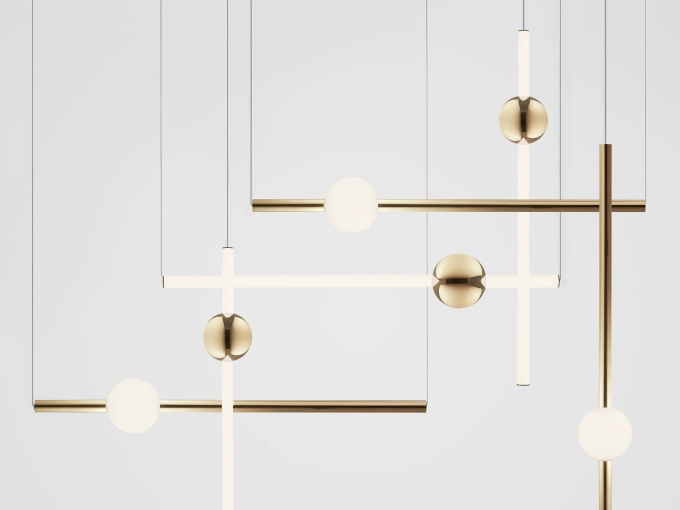 Потоличний светильник  Gold