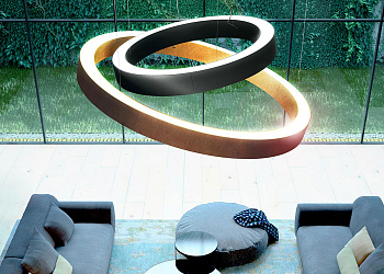 Стельовий світильник Silver Ring