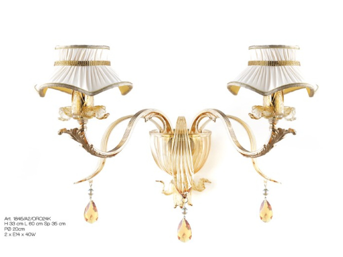 Настінна лампа 1845/A2/ORO24K