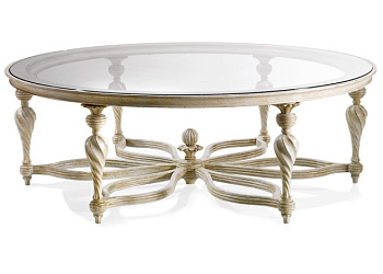 Стол Round Coffee Table With Cross - Bar