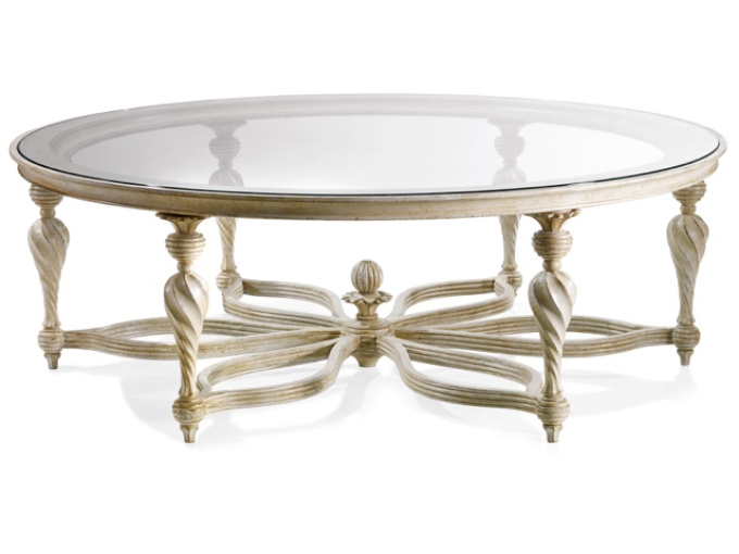 Стол Round Coffee Table With Cross - Bar