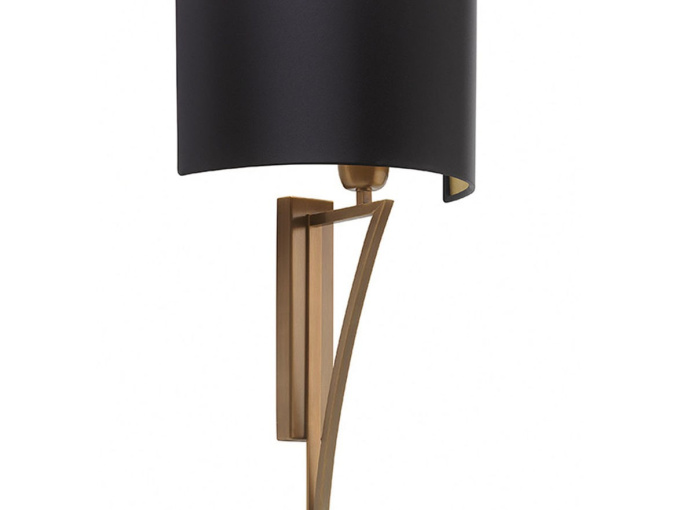 Настенная лампа Yves Antique Brass Wall Light