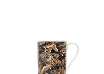 Чашка    Tropical-jungle-black-mug