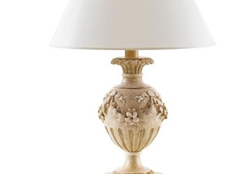 Лампа Lamp Base With Flowers And Leaves