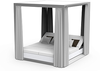 Навес Vela canopy with curtains + daybed