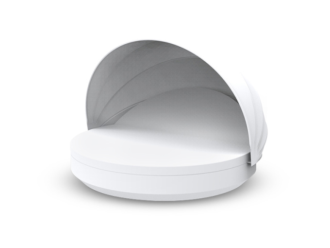 Шезлонг Vela daybed ø with reclining backrest and folding canopy