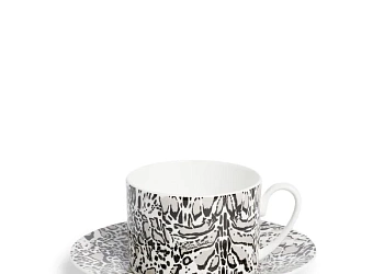 Чашка Heritage-jaguar-print-cup-and-saucer-set