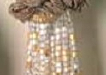 Канат strass bianco/oro