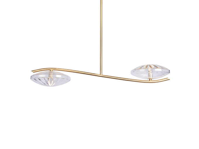 Потолочный светильник Mila 2 Light Linear Chandelier