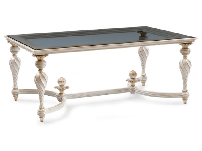 Стол Rectangular Coffee Table With Twisted Legs