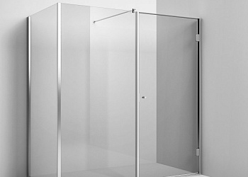 душова кабінка Vetro fisso con anta battente