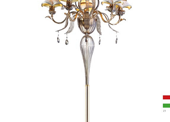 Торшер 1845/FL/ORO24K