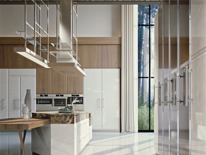 Кухня Essenz Pearl and Walnut