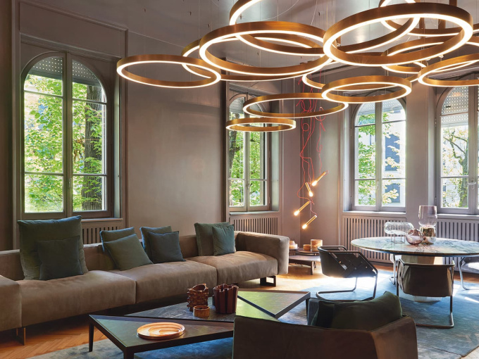 Потолочный светильник Light ring horizontal