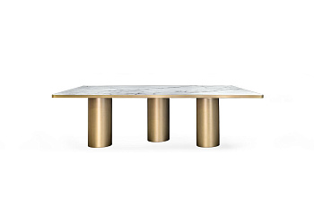 Стол Signore Degli  Anelli 72 Steel