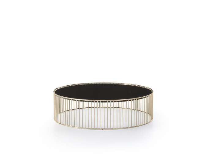 Журнальный столик Caulfield "Gold" - "Black-Nickel"