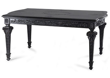 Стол Dining Table With Carved Side Strips