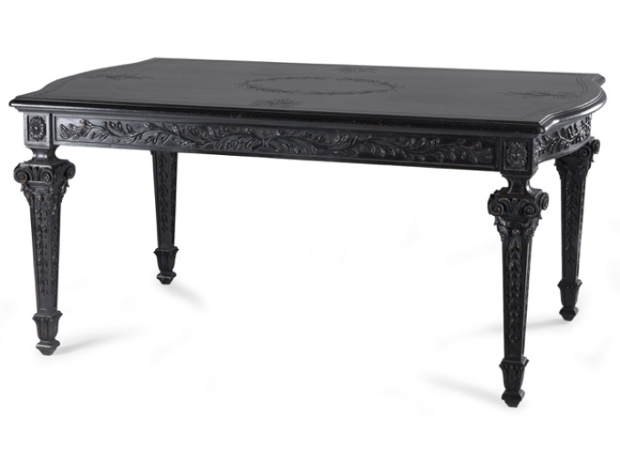 Стол Dining Table With Carved Side Strips