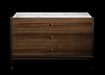 Low chest of drawers