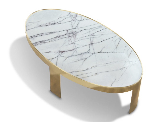 Журнальный столик Oval Metal