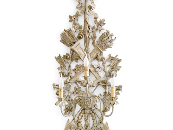 Настенный светильник 3 Lights Sconce Trophy Carving