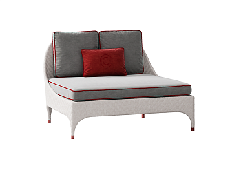 Armchair without armrest