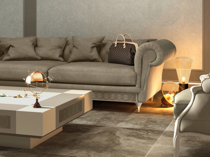 Диван CHEST NOUVEAU 282 NABUK RINGS DESIRE