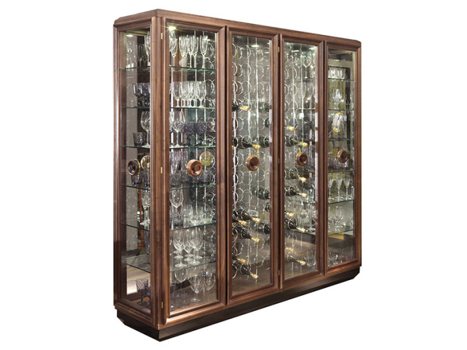 Вітрина VIRGILIO VG 714/DB-PLINTH