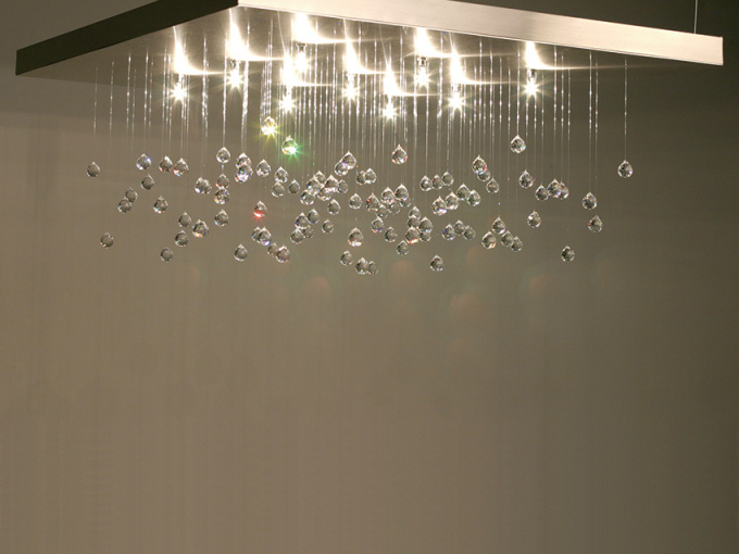 Люстра SPRANKLING DISK 800 C9 / H9